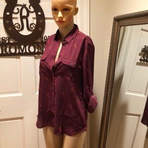 LOFT blouse, worn once, perfect for work!